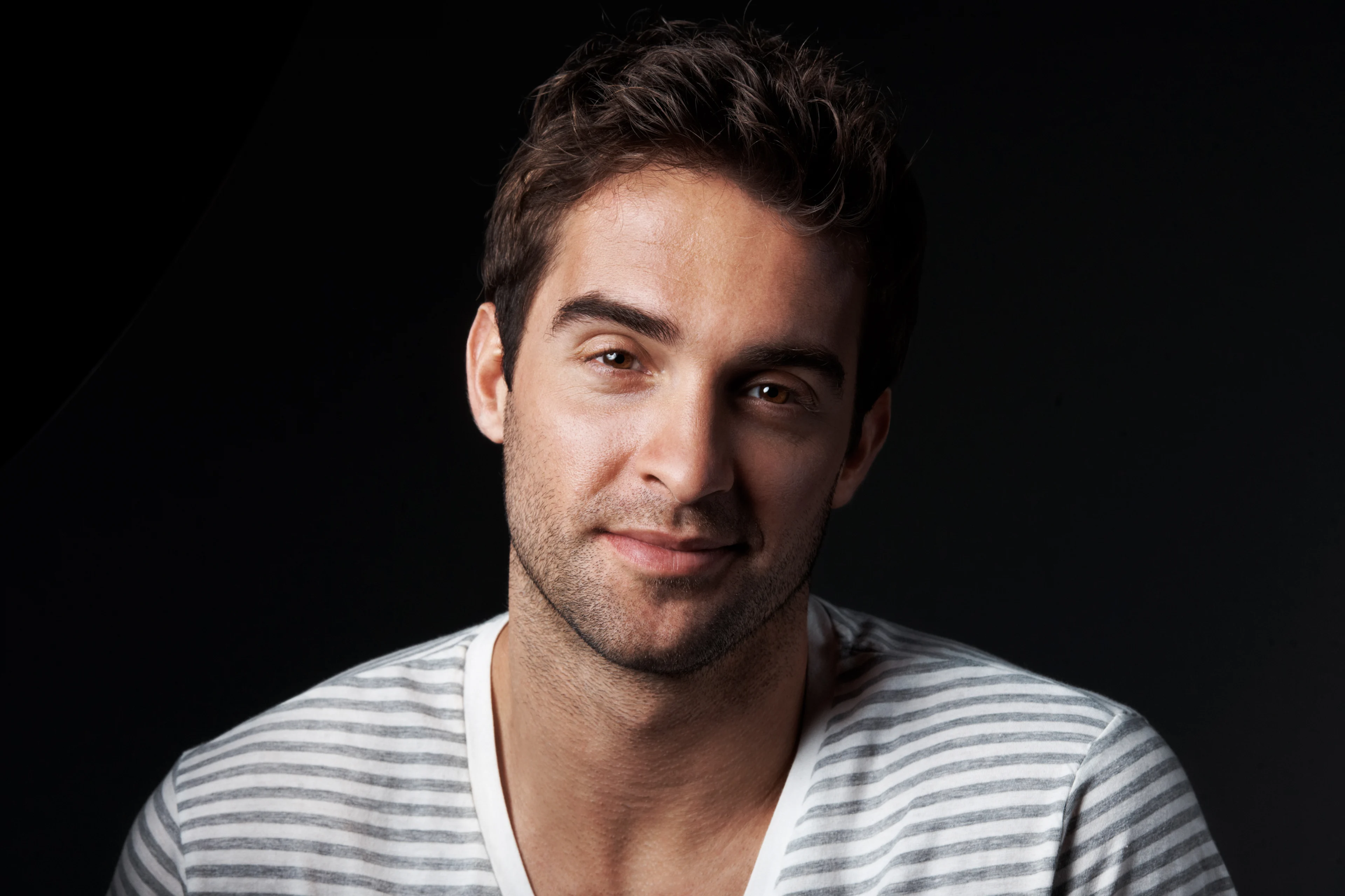Acteur tijdens een auditie voor een televisieproductie
